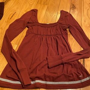 Hollister babydoll top